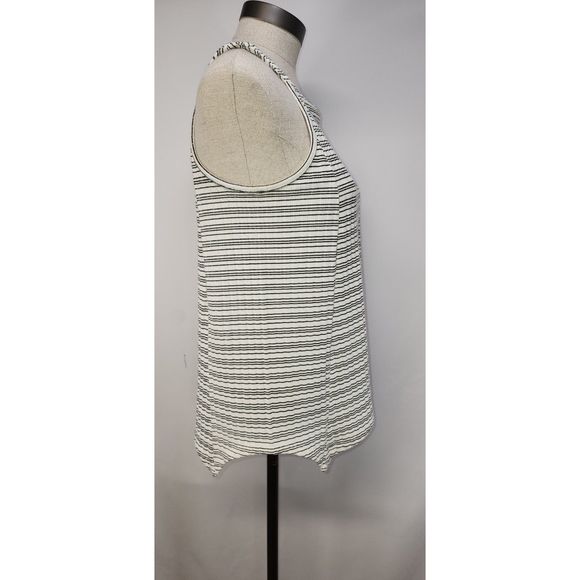 Vince Camuto Women's Black & White Striped Tank Top Size XS - Picture 6 of 6